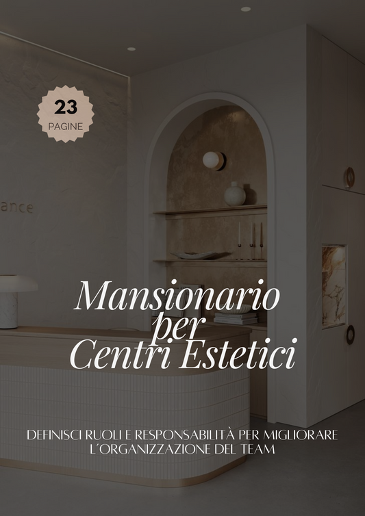 Mansionario per Centri Estetici