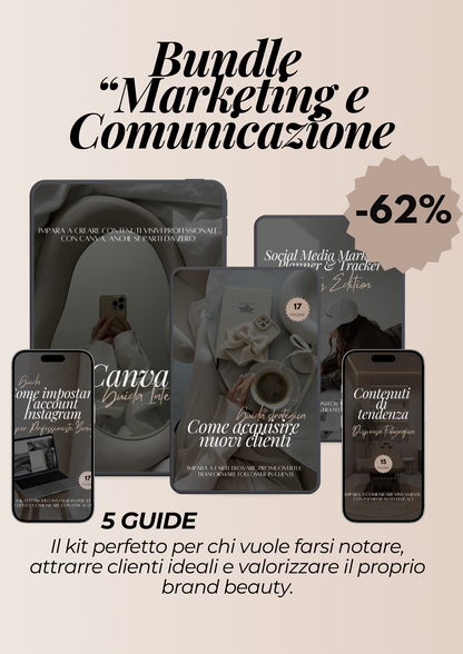Marketing & Comunicazione – Bundle Digitale Completo