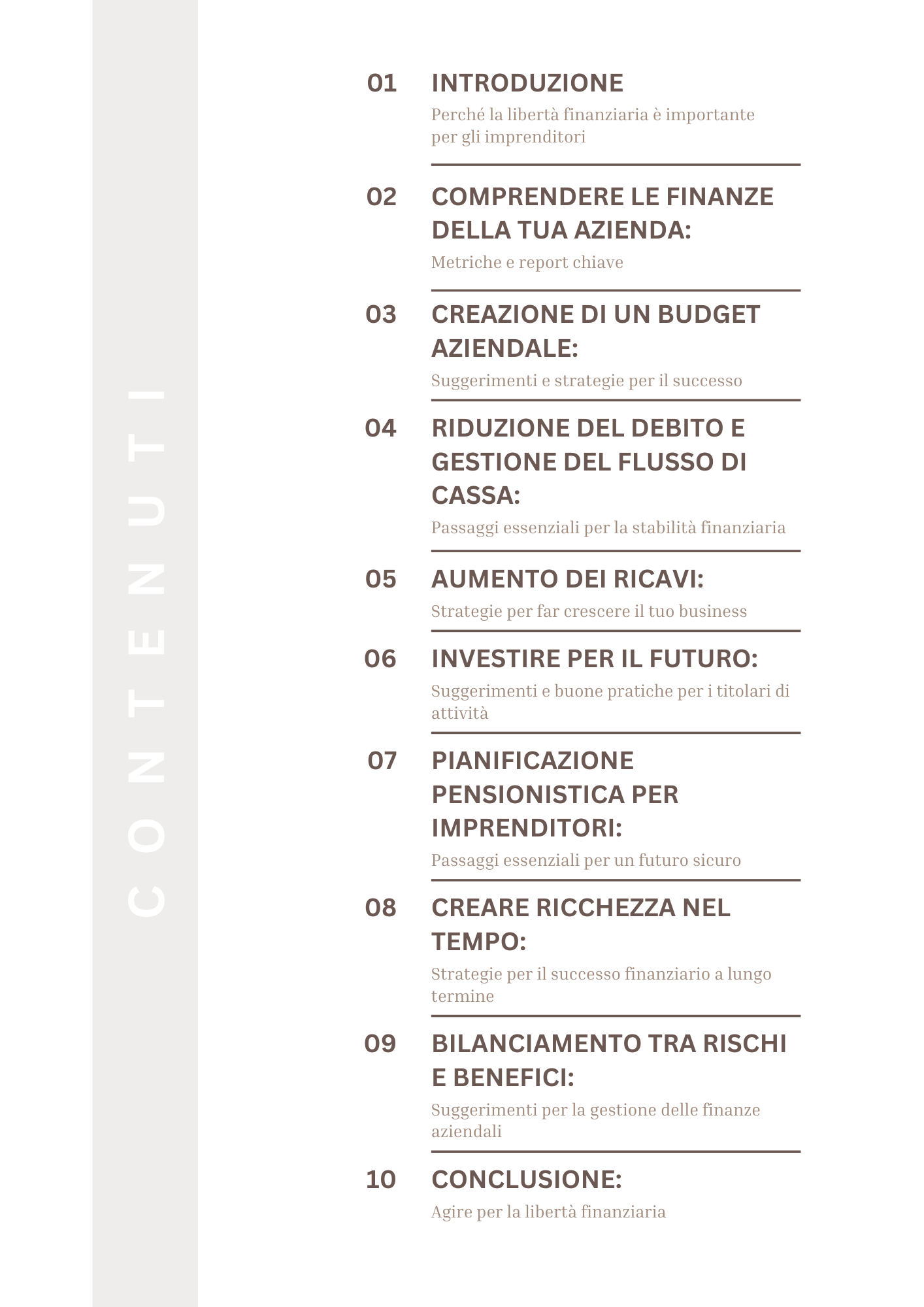 La Guida dell’Imprenditore alla Libertà Finanziaria