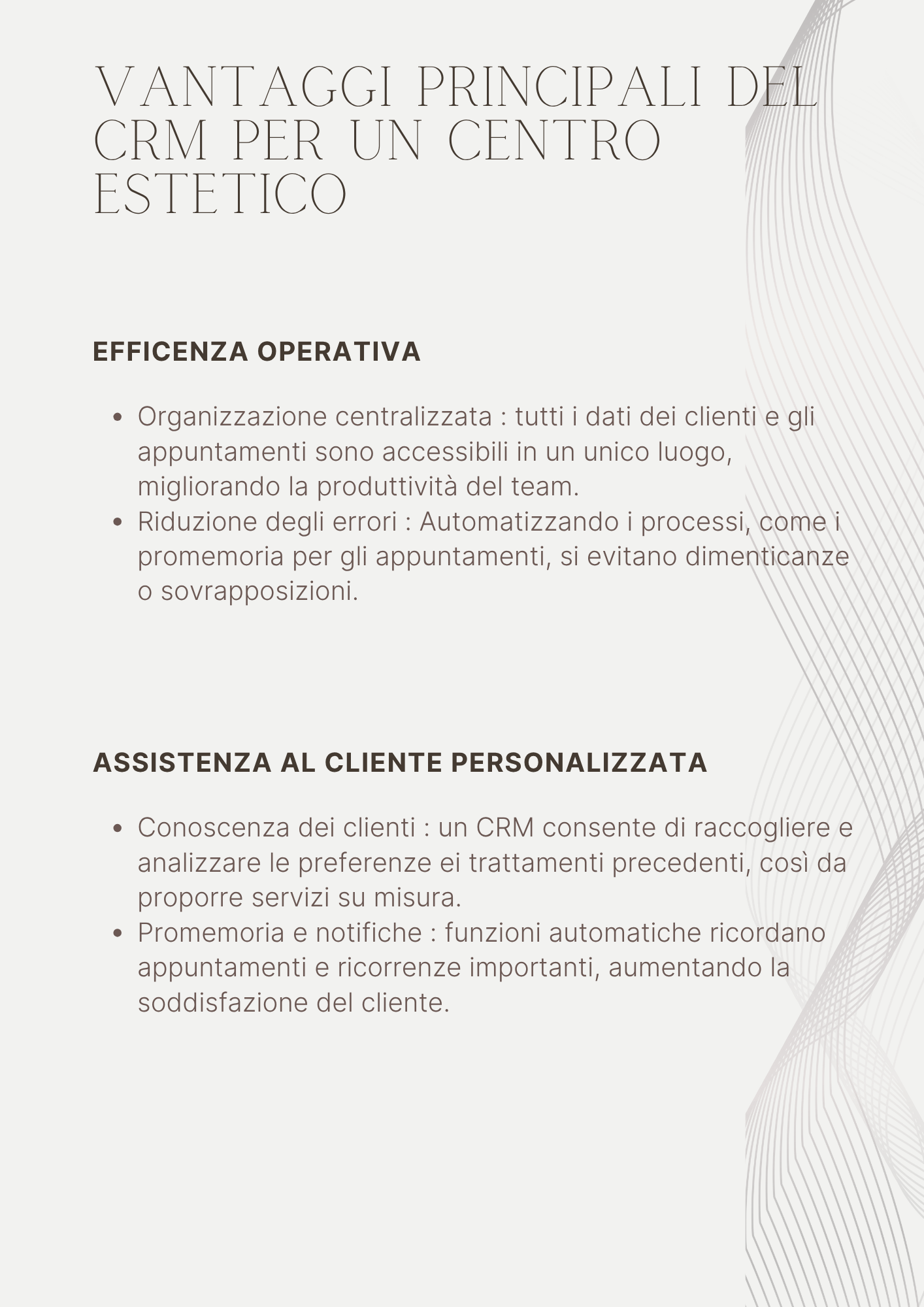 Guida CRM per Centri Estetici