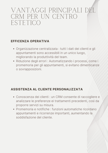 Guida CRM per Centri Estetici