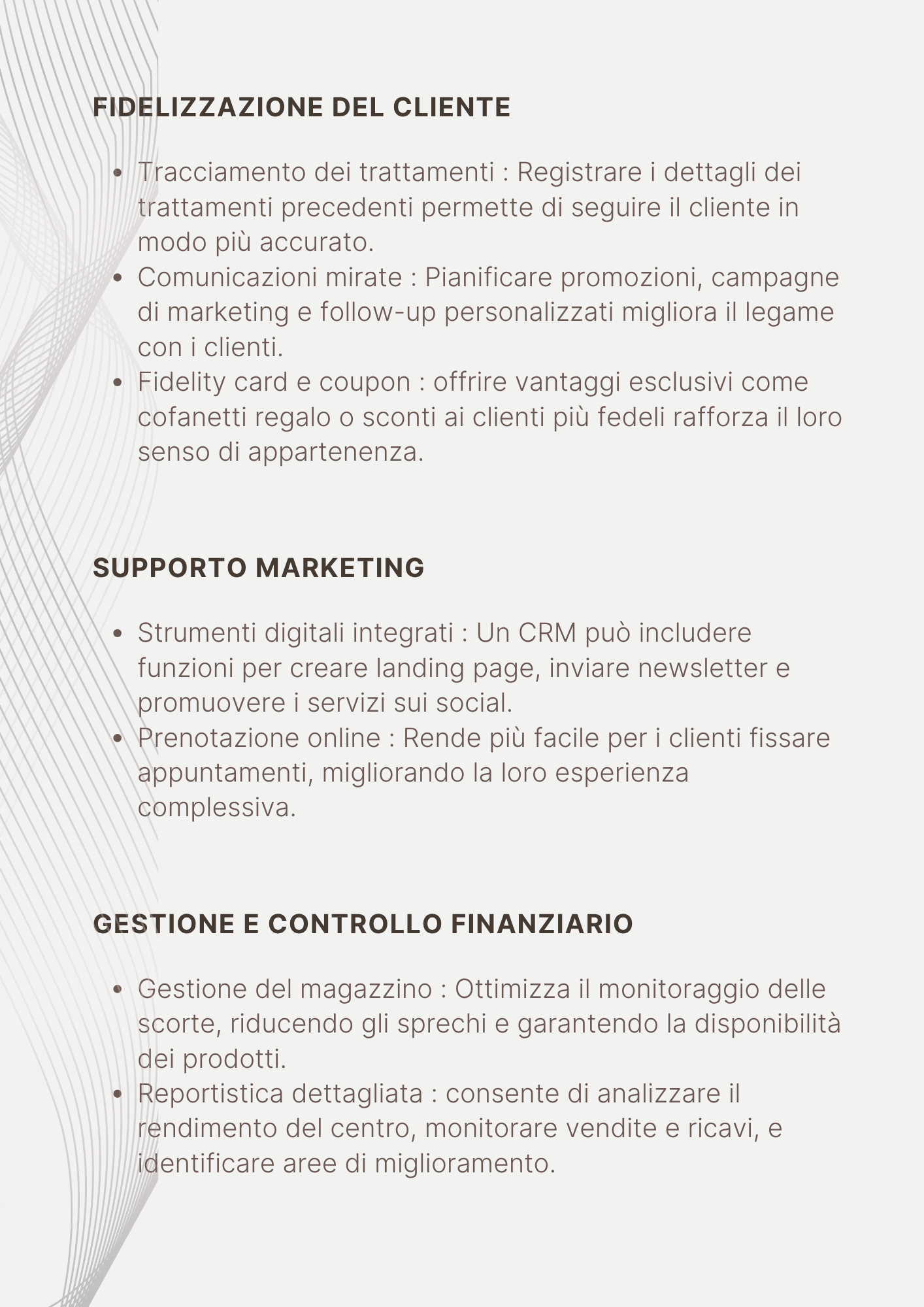 Guida CRM per Centri Estetici