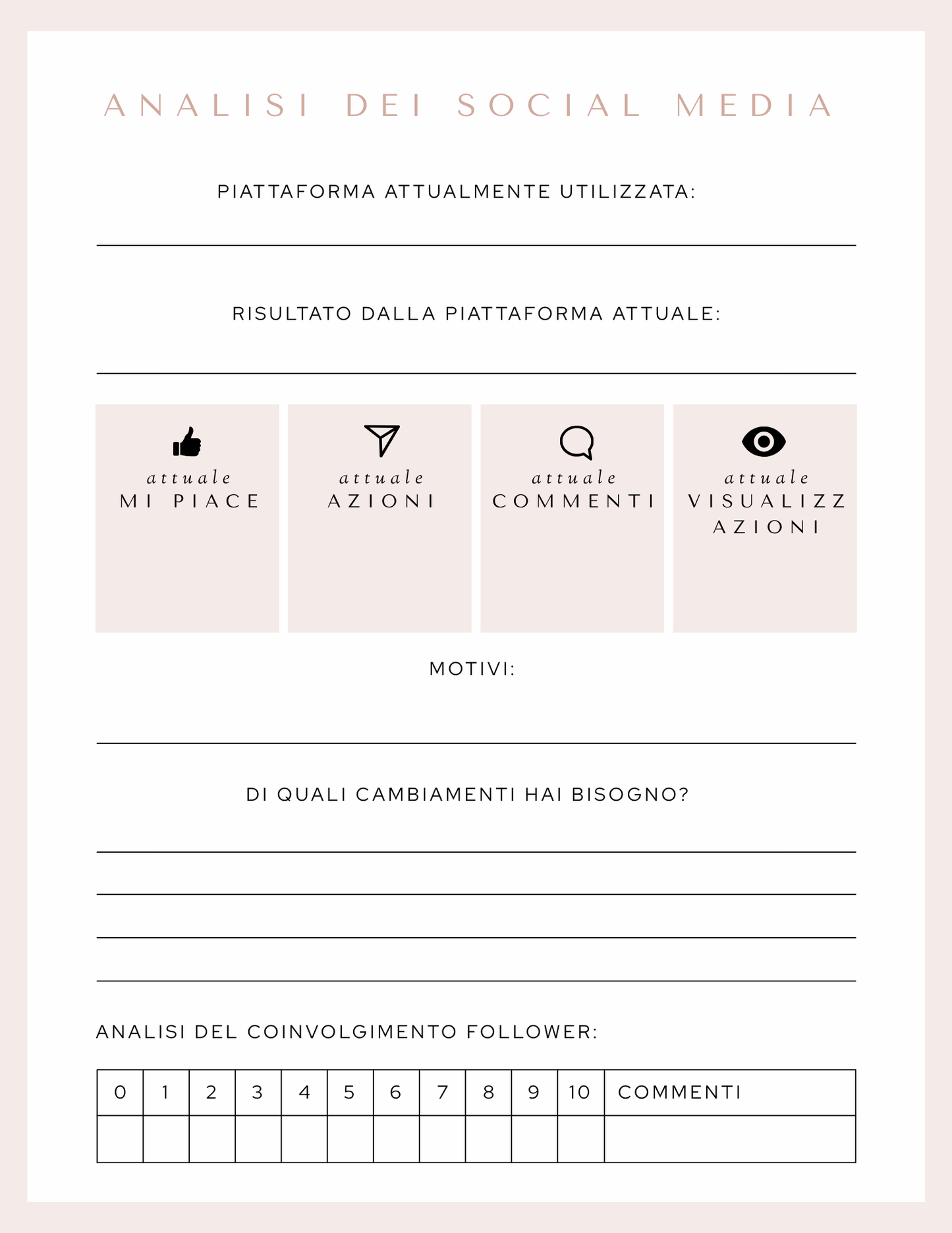 Social Media Marketing Planner
