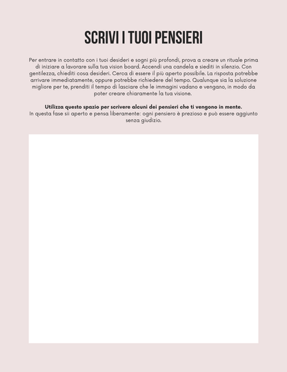 Vision Board – Workbook Digitale