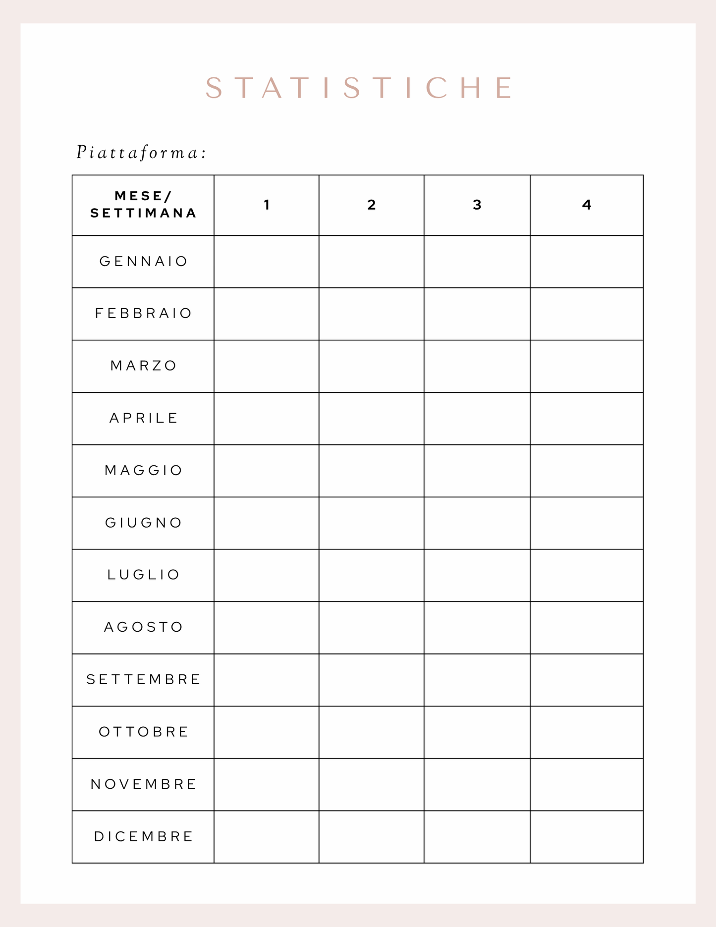 Social Media Marketing Planner