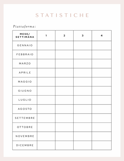 Social Media Marketing Planner