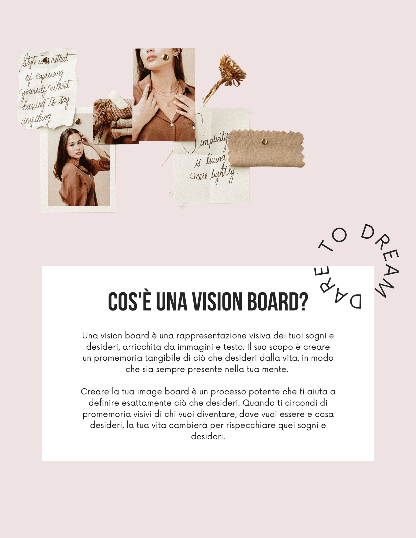 Vision Board – Workbook Digitale